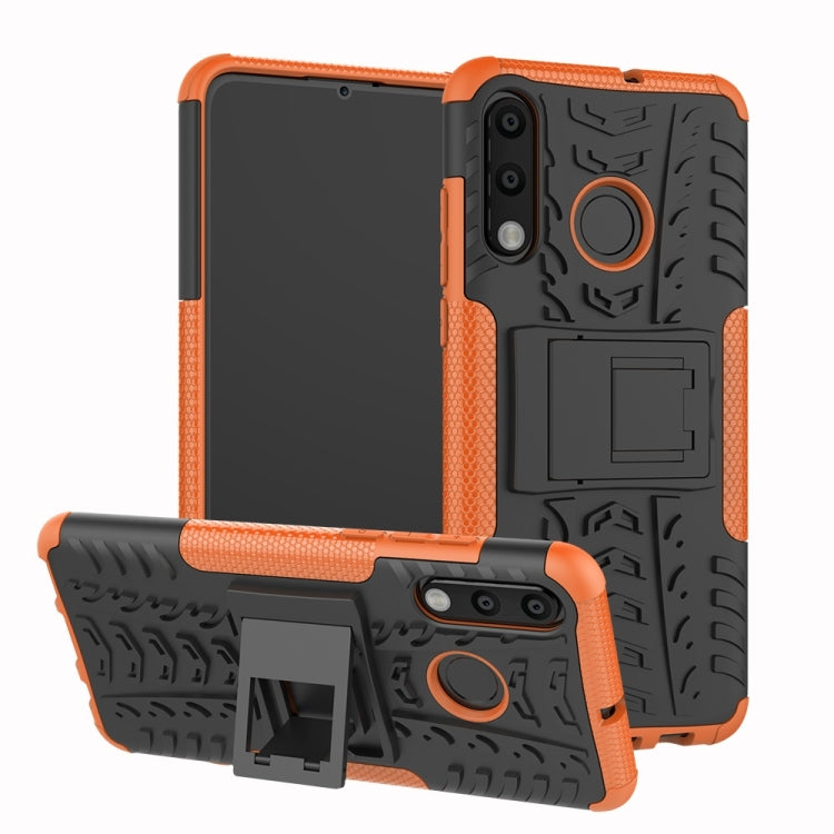 พื้นผิวยาง TPU + PC เคสโทรศัพท์กันกระแทกสำหรับ Huawei P30 Lite / Nova 4e พร้อมตัวยึด, For Huawei P30 Lite