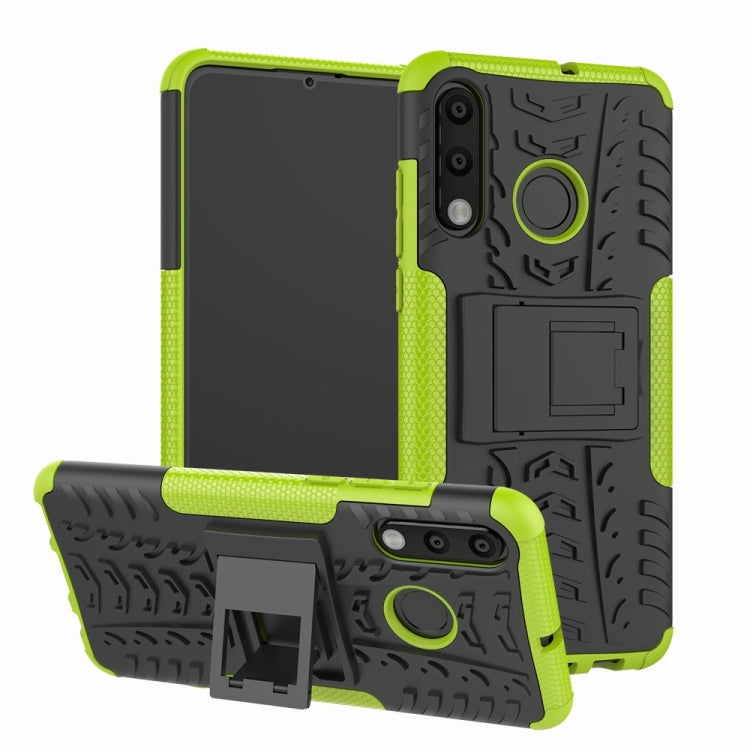 พื้นผิวยาง TPU + PC เคสโทรศัพท์กันกระแทกสำหรับ Huawei P30 Lite / Nova 4e พร้อมตัวยึด, For Huawei P30 Lite