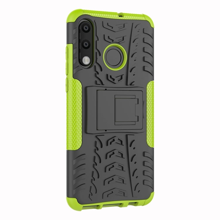 พื้นผิวยาง TPU + PC เคสโทรศัพท์กันกระแทกสำหรับ Huawei P30 Lite / Nova 4e พร้อมตัวยึด, For Huawei P30 Lite
