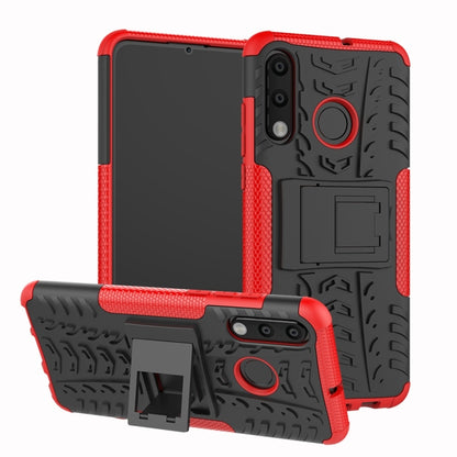 พื้นผิวยาง TPU + PC เคสโทรศัพท์กันกระแทกสำหรับ Huawei P30 Lite / Nova 4e พร้อมตัวยึด, For Huawei P30 Lite