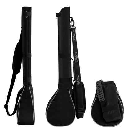 PGM Golf กระเป๋าลูกไนล่อนแบบพกพาพับได้ (สีดำเงิน), PGM Black Silver, PGM Black Red