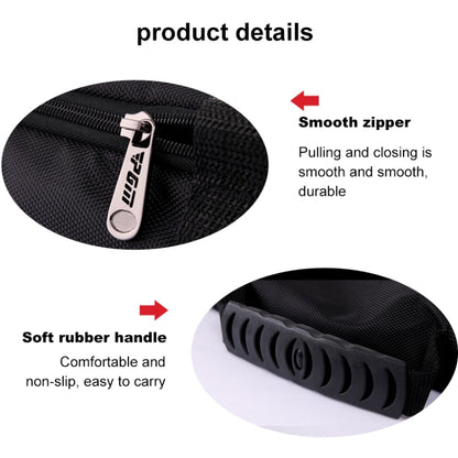 PGM Golf กระเป๋าลูกไนล่อนแบบพกพาพับได้ (สีดำเงิน), PGM Black Silver, PGM Black Red