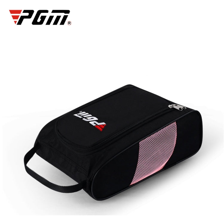 PGM Golf กระเป๋าใส่รองเท้าไนลอนที่ทนทานต่อการสึกหรอและระบายอากาศได้ดี, XB001 Black, XB001 Black Red, XB001 Black Blue, XB001 Black Pink
