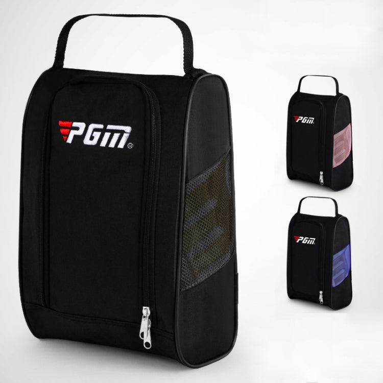 PGM Golf กระเป๋าใส่รองเท้าไนลอนที่ทนทานต่อการสึกหรอและระบายอากาศได้ดี, XB001 Black, XB001 Black Red, XB001 Black Blue, XB001 Black Pink