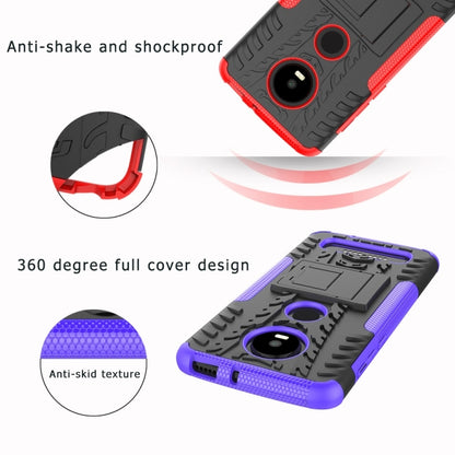 พื้นผิวยาง TPU + PC เคสโทรศัพท์กันกระแทกสำหรับ Xiaomi Redmi Note 7 พร้อมตัวยึด