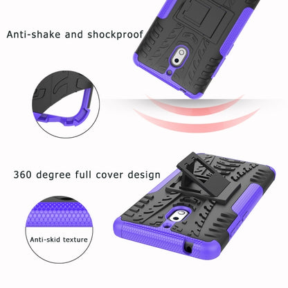 พื้นผิวยาง TPU + PC เคสโทรศัพท์กันกระแทกสำหรับ Nokia 2.1 พร้อมตัวยึด