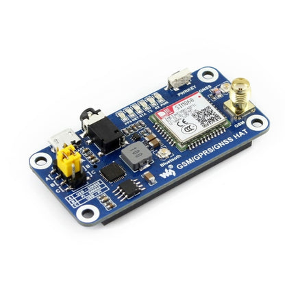 Waveshare GSM/GPRS/GNSS/Bluetooth HAT สำหรับ Raspberry Pi, GSM/GPRS/GNSS/Bluetooth HAT
