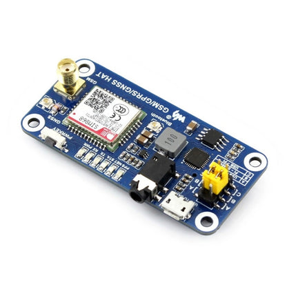 Waveshare GSM/GPRS/GNSS/Bluetooth HAT สำหรับ Raspberry Pi, GSM/GPRS/GNSS/Bluetooth HAT