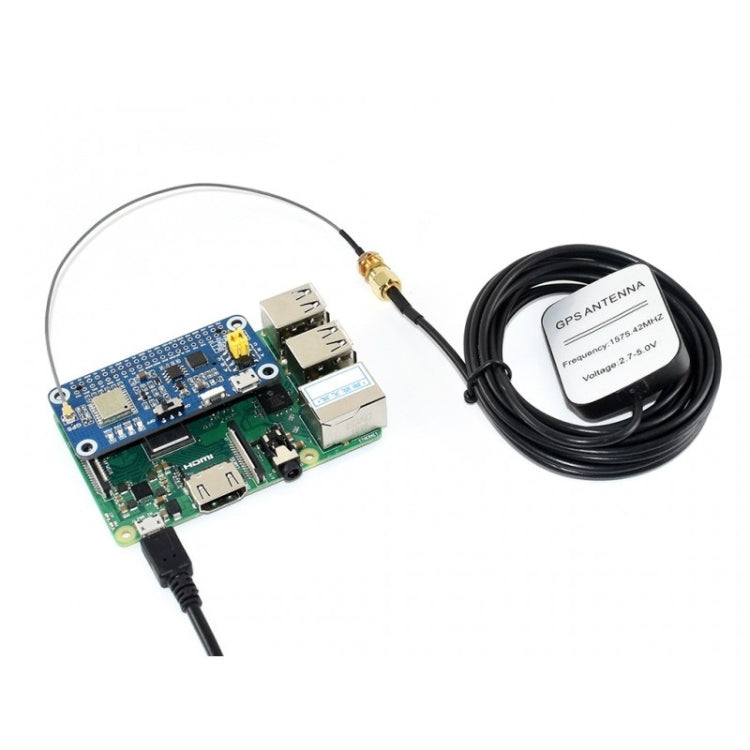 Waveshare L76X Multi-GNSS HAT สำหรับ Raspberry Pi, GPS, BDS, QZSS, L76X