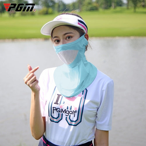 PGM Golf Dust Protection Neck Sunscreen Mask หน้ากากกีฬากลางแจ้ง, PGM Dust Protection Mask (Blue), PGM Dust Protection Mask (Pink)