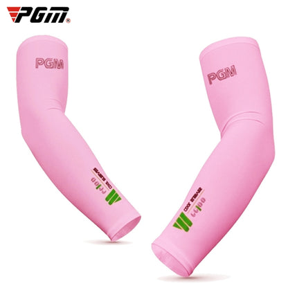 ปลอกแขนกันแดด PGM Golf Ice Silk สำหรับผู้ชายและผู้หญิง (สี:ชมพู Size:XXL), M, L, XL, XXL