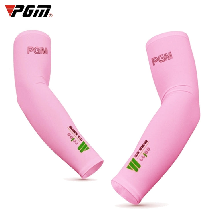 ปลอกแขนกันแดด PGM Golf Ice Silk สำหรับผู้ชายและผู้หญิง (สี:ชมพู Size:XXL), M, L, XL, XXL