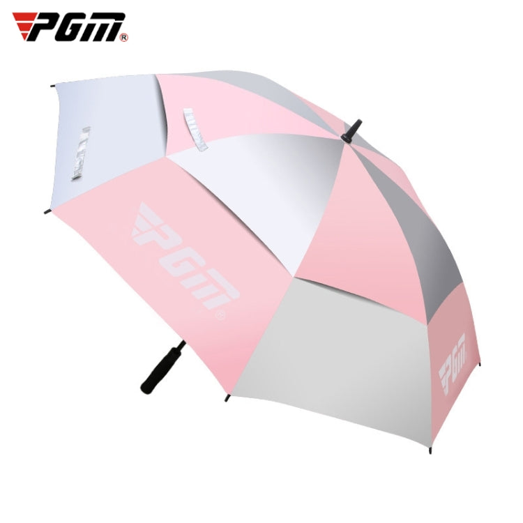 PGM Golf ร่มไฟเบอร์กลาสแบบตรงป้องกันพายุไต้ฝุ่น (สี: ชมพูขนาด: คู่มือ), Auto, Manual