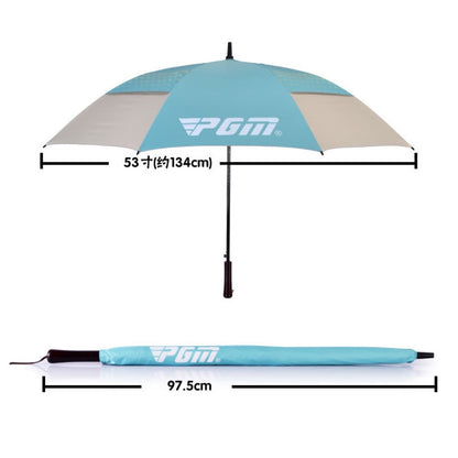 PGM 53 นิ้ว Golf Sun Protection Automatic Umbrella(สีแดง)