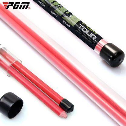 PGM 2 PCS Golf Alignment Sticks แท่งช่วยฝึกไฟเบอร์กลาสสำหรับทิศทางลูกที่ถูกต้อง (สี: สีแดงขนาด: ไม่มีแพ็คเกจ), No Package, With Package