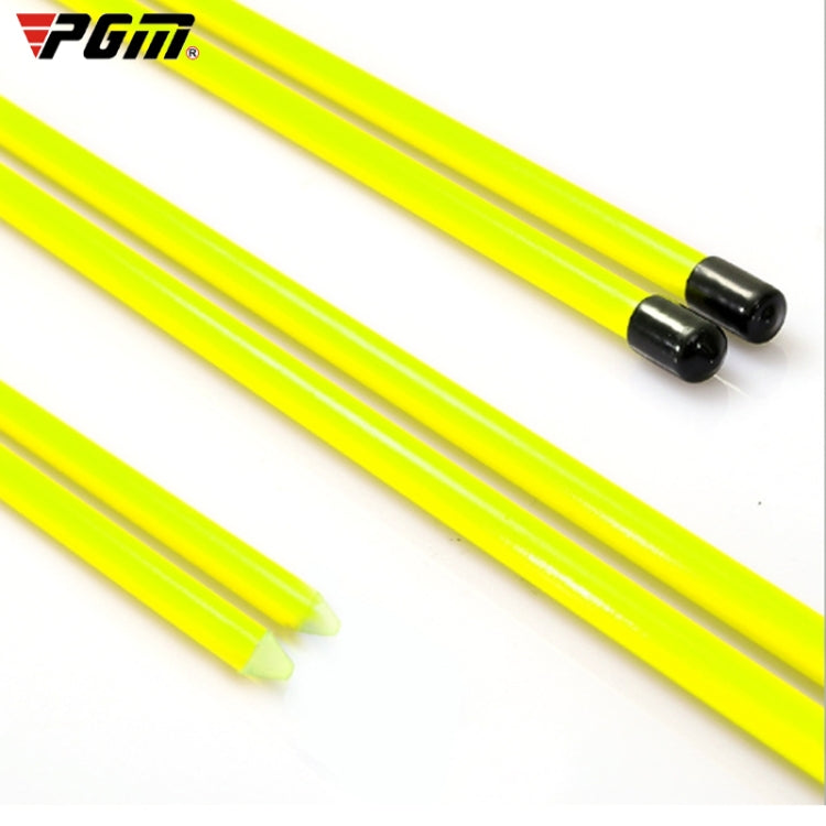 PGM 2 PCS Golf Alignment Sticks แท่งช่วยฝึกไฟเบอร์กลาสสำหรับทิศทางลูกที่ถูกต้อง (สี: สีแดงขนาด: ไม่มีแพ็คเกจ), No Package, With Package