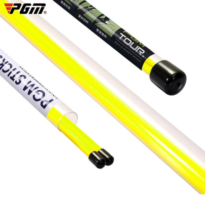 PGM 2 PCS Golf Alignment Sticks แท่งช่วยฝึกไฟเบอร์กลาสสำหรับทิศทางลูกที่ถูกต้อง (สี: สีแดงขนาด: ไม่มีแพ็คเกจ), No Package, With Package
