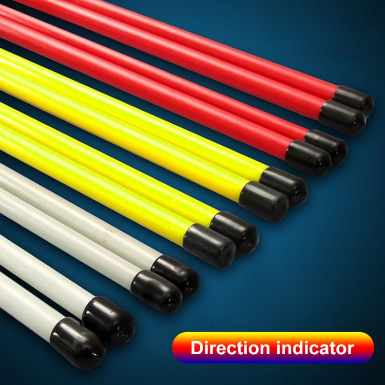 PGM 2 PCS Golf Alignment Sticks แท่งช่วยฝึกไฟเบอร์กลาสสำหรับทิศทางลูกที่ถูกต้อง (สี: สีแดงขนาด: ไม่มีแพ็คเกจ), No Package, With Package