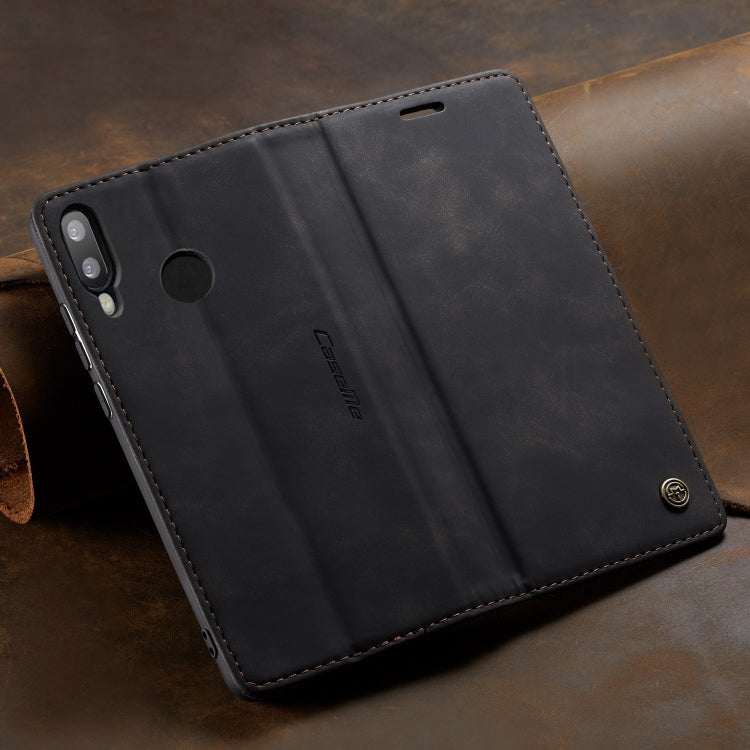 CaseMe ซองหนังพลิกแนวนอนมัลติฟังก์ชั่น Retro Frosted สำหรับ Huawei P Smart 2019 / Honor 10 Lite พร้อมช่องเสียบการ์ดและตัวยึดและกระเป๋าสตางค์, For Huawei P Smart 2019