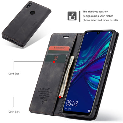 CaseMe ซองหนังพลิกแนวนอนมัลติฟังก์ชั่น Retro Frosted สำหรับ Huawei P Smart 2019 / Honor 10 Lite พร้อมช่องเสียบการ์ดและตัวยึดและกระเป๋าสตางค์, For Huawei P Smart 2019