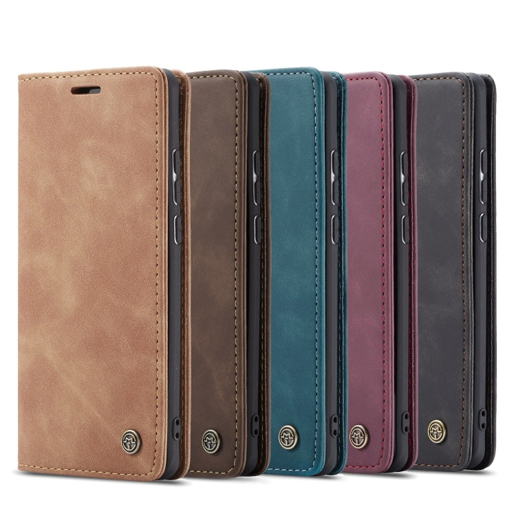 CaseMe ซองหนังพลิกแนวนอนมัลติฟังก์ชั่น Retro Frosted สำหรับ Huawei P Smart / Enjoy 7S / Honor 9 Lite พร้อมช่องเสียบการ์ดและตัวยึดและกระเป๋าสตางค์, For Huawei P Smart