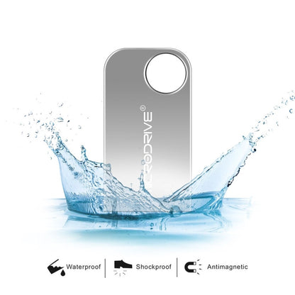 MicroDrive 16GB USB 2.0 ดิสก์ U โลหะครึ่งวงกลมขนาดเล็ก, 16GB