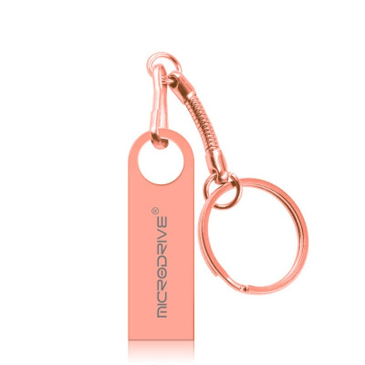 MicroDrive 16GB USB 2.0 โลหะกันน้ำดิสก์ U ความเร็วสูง (สีเทา), 16GB