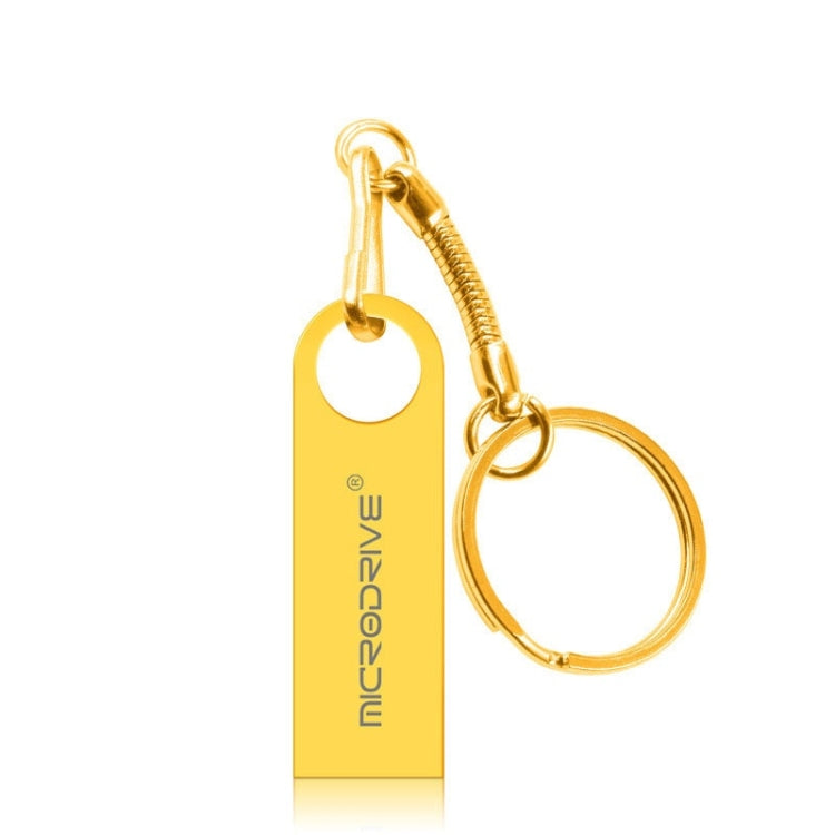 MicroDrive 16GB USB 2.0 โลหะกันน้ำดิสก์ U ความเร็วสูง (สีเทา), 16GB