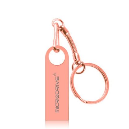 MicroDrive 32GB USB 2.0 โลหะกันน้ำความเร็วสูงดิสก์ U (สีชมพู), 32GB