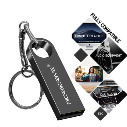 MicroDrive 32GB USB 2.0 โลหะกันน้ำความเร็วสูงดิสก์ U (สีชมพู), 32GB