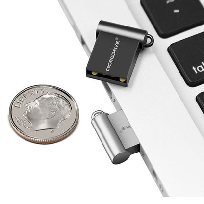 MicroDrive 16GB USB 2.0 Metal Mini USB แฟลชไดรฟ์ดิสก์ U, 16GB
