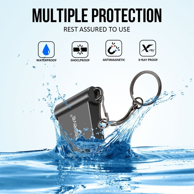 MicroDrive 16GB USB 2.0 Metal Mini USB แฟลชไดรฟ์ดิสก์ U, 16GB