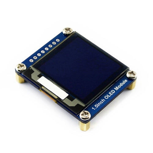 Waveshare General 1.5 นิ้ว 128x128 OLED Display Module, อินเตอร์เฟส SPI/I2C, 13992