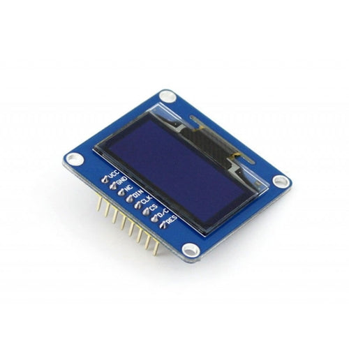 Waveshare 1.3 นิ้ว 128*64 OLED, อินเทอร์เฟซ SPI/I2C, Pinheader แนวตั้งแบบตรง