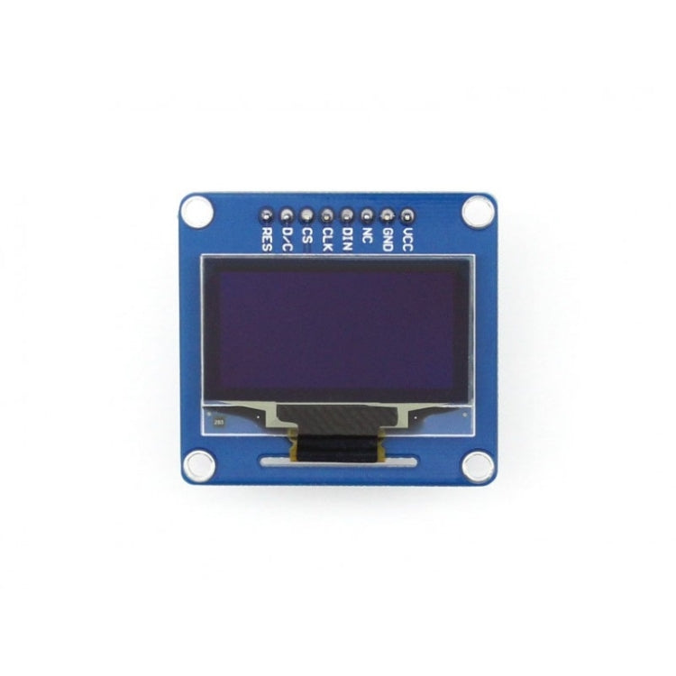 Waveshare 1.3 นิ้ว 128*64 OLED, อินเทอร์เฟซ SPI/I2C, Pinheader แนวตั้งแบบตรง
