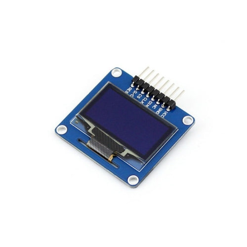 Waveshare 1.3 นิ้ว 128*64 OLED(A), อินเทอร์เฟซ SPI/I2C, Pinheader แนวนอนแบบโค้ง