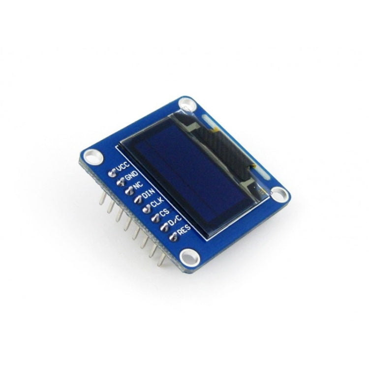 Waveshare 0.96 นิ้ว 128*64 OLED (B), อินเทอร์เฟซ SPI/I2C, Pinheader แนวตั้งแบบตรง