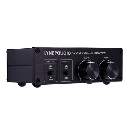 LINEPAUDIO A977 2 In 2 Out Switcher สมดุลเต็มรูปแบบ Passive Preamp Active Speaker Double Sound Source Volume Controller, A977