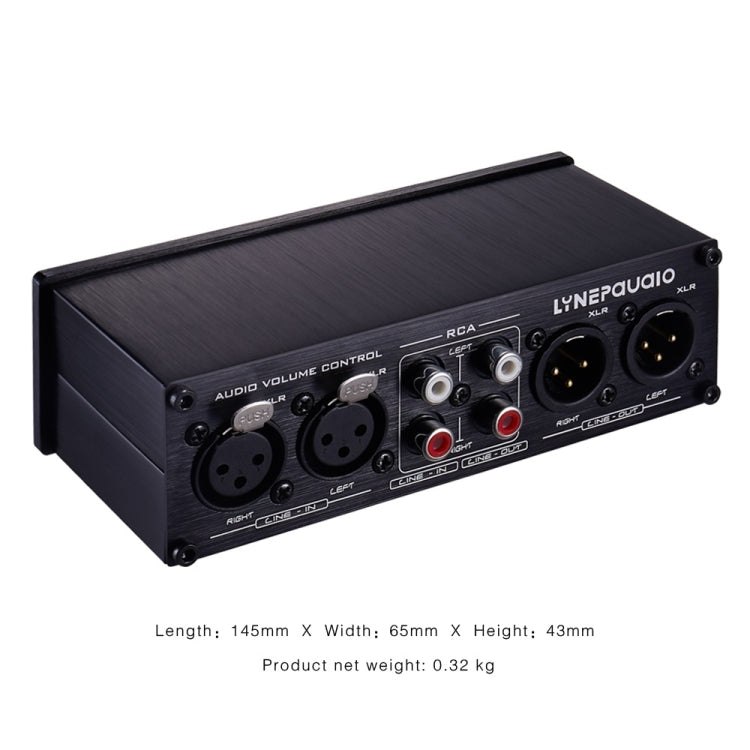 LINEPAUDIO A977 2 In 2 Out Switcher สมดุลเต็มรูปแบบ Passive Preamp Active Speaker Double Sound Source Volume Controller, A977