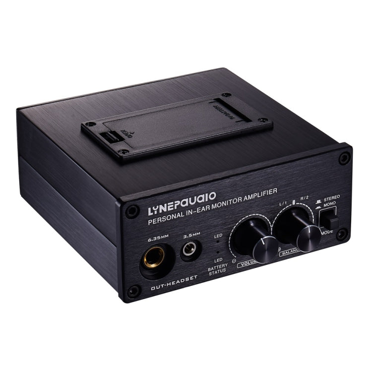 LINEPAUDIO B982 เพาเวอร์แอมป์เครื่องดนตรีกลองหูฟังมอนิเตอร์เครื่องขยายสัญญาณ, อินพุต XLR คู่, B982