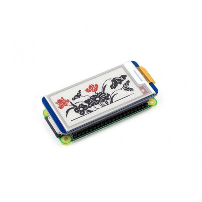 Waveshare 2.13 นิ้ว 212x104 Pixel สามสี E-Ink Display HAT (B) สำหรับ Raspberry Pi, 13448