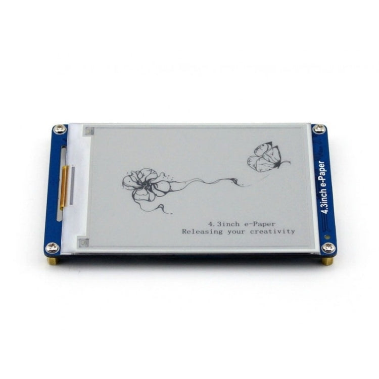 Waveshare 4.3 นิ้ว 800x600 Pixel Serial Interface กระดาษอิเล็กทรอนิกส์แสดงโมดูล UART, 10628