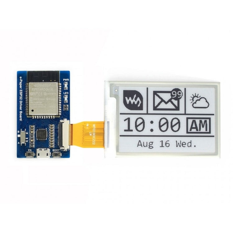 Waveshare Universal e-Paper Raw Panel Driver Board, ESP32 WiFi / บลูทูธไร้สาย, 15823