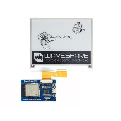 Waveshare Universal e-Paper Raw Panel Driver Board, ESP32 WiFi / บลูทูธไร้สาย, 15823