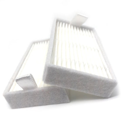 XI239 3 คู่ K614 แปรงด้านข้าง + 3 PCS I208 Filters + 3 PCS I201 Rags Set สำหรับ ILIFE V5S Pro / V50 / V5S, XI239