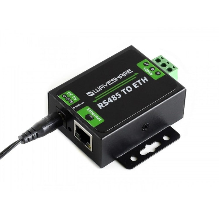 Waveshare RS485 เป็นอีเทอร์เน็ต Converter, US Plug, RS485