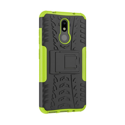 เคสกันกระแทกพื้นผิวยาง TPU + PC สำหรับ Nokia 3.2 พร้อมตัวยึด, For Nokia 3.2
