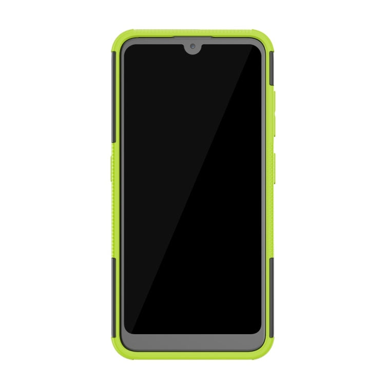 เคสกันกระแทกพื้นผิวยาง TPU + PC สำหรับ Nokia 3.2 พร้อมตัวยึด, For Nokia 3.2