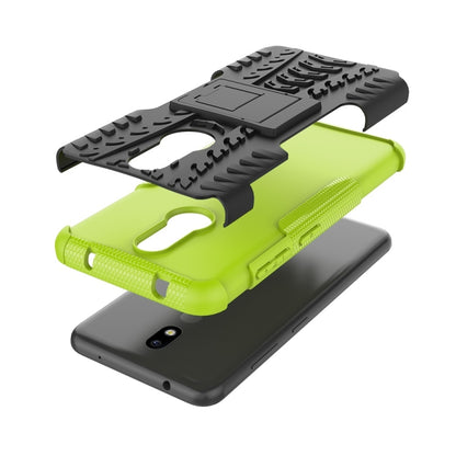 เคสกันกระแทกพื้นผิวยาง TPU + PC สำหรับ Nokia 3.2 พร้อมตัวยึด, For Nokia 3.2