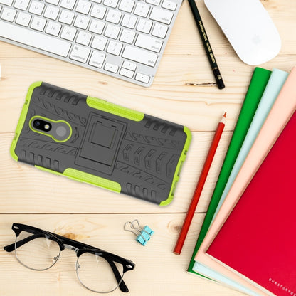 เคสกันกระแทกพื้นผิวยาง TPU + PC สำหรับ Nokia 3.2 พร้อมตัวยึด, For Nokia 3.2